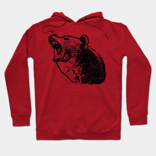 Angry bear,bear Hoodie